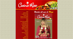Desktop Screenshot of cocinarica.com.py